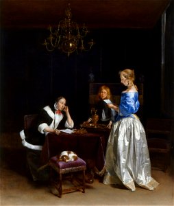 Gerard ter Borch (Zwolle 1617-Deventer 1681) - The Letter - RCIN 405532 - Royal Collection