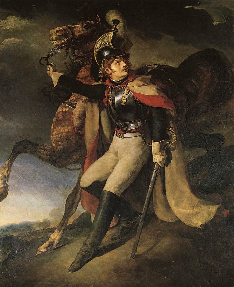 Gericault Theodore 1814 Verwundeter Kuerassier verlaesst das Schlachtfeld