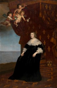 Gerard van Honthorst - Maria de Medici (1573-1642), Koningin-moeder van Frankrijk - SA 3047 - Amsterdam Museum
