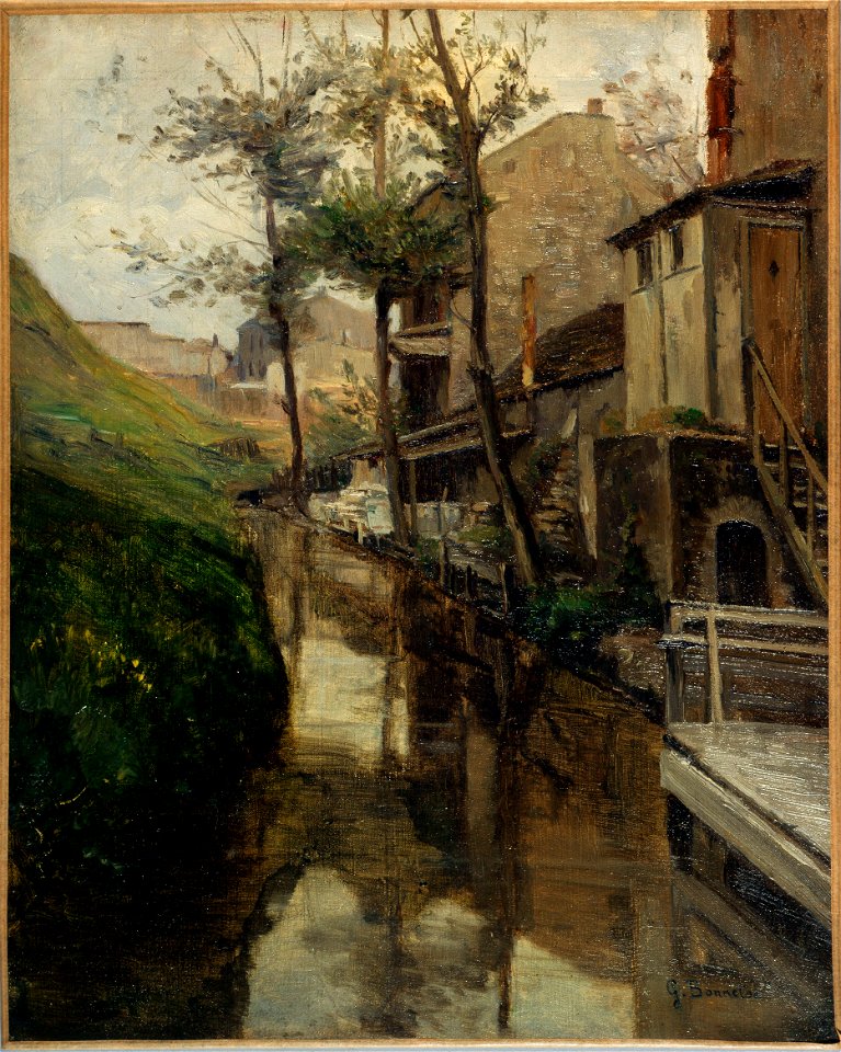 Germain Eugène Bonneton - La Bièvre, rue Vulpian - P380 - Musée Carnavalet