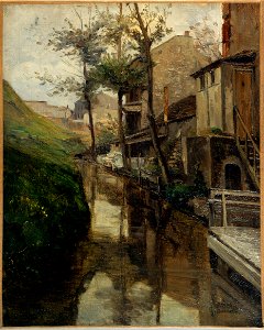 Germain Eugène Bonneton - La Bièvre, rue Vulpian - P380 - Musée Carnavalet