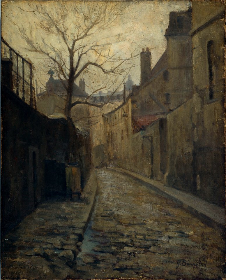 Germain Eugène Bonneton - La rue Rataud - P386 - Musée Carnavalet