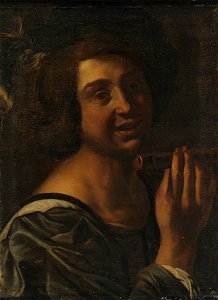 Gerard van Honthorst (Nachahmer) - Flötist - 6602 - Bavarian State Painting Collections
