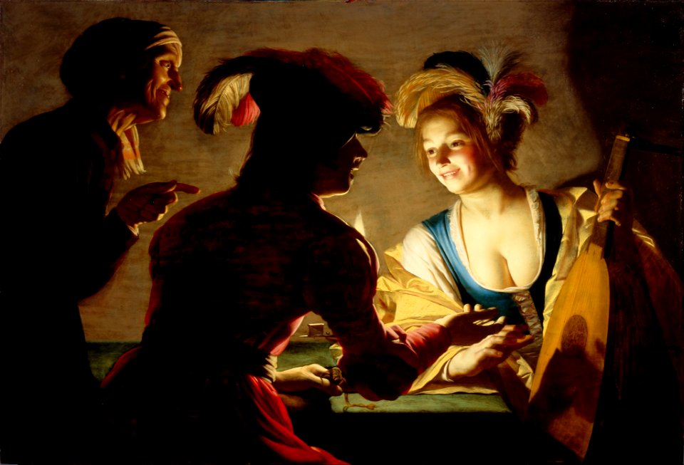Gerard van Honthorst - The procuress - Google Art Project