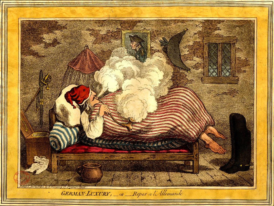 German luxury, or repos a l'Allemande (BM 1935,0522.4.39)