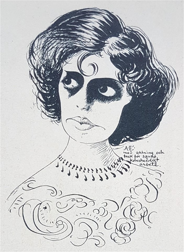 Gerda Lundequist x Albert Engström 1902