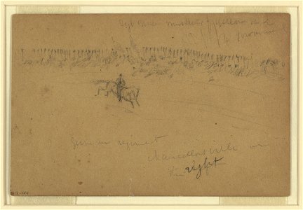 German regiment, Chancellorsville on the right LCCN2004660545