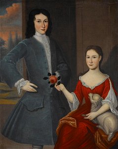 Gerardus Duyckinck I - Franks Children with Lamb - 2005.10 - Crystal Bridges Museum of American Art