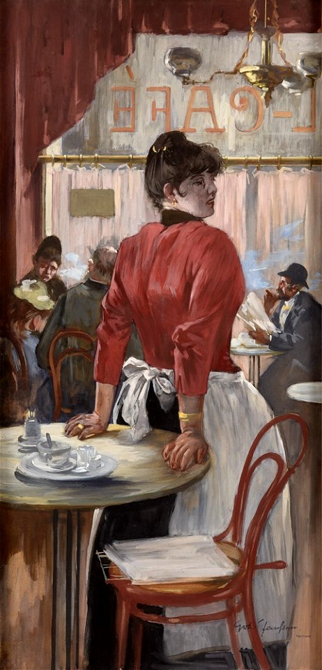 Gerhard Janssen Im Café