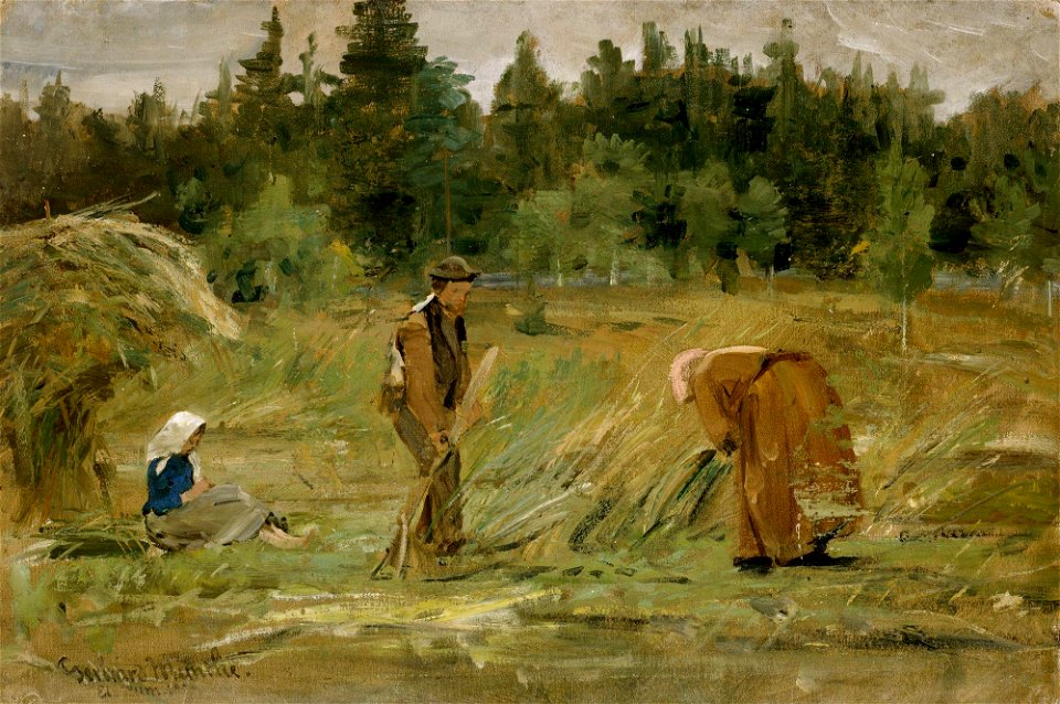 Gerhard Munthe - The poor Man's Field - NG.M.01303 - National Museum of Art, Architecture and Design