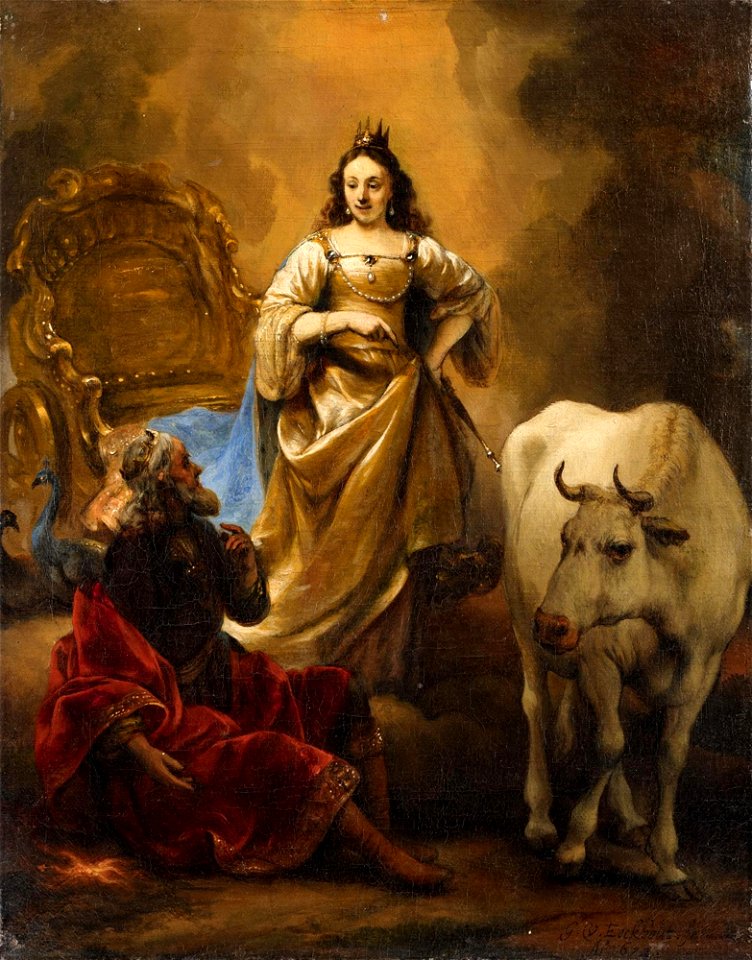Gerbrand van den Eeckhout - Juno, Jupiter and Io