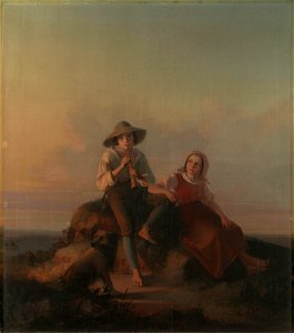 German School, 19th century - Italian Peasants in the Campagna - RCIN 404012 - Royal Collection