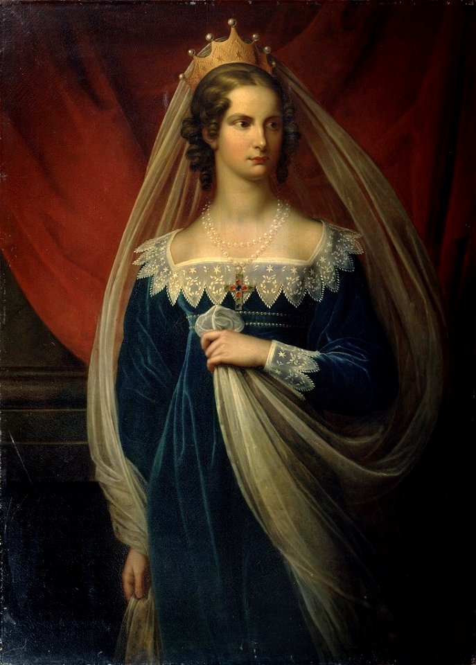 Gerhard von Kügelgen - Porträt der Prinzessin Charlotte von Preußen