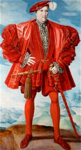 German-Netherlandish School, 16th century - Portrait of a Man in Red - RCIN 405752 - Royal Collection