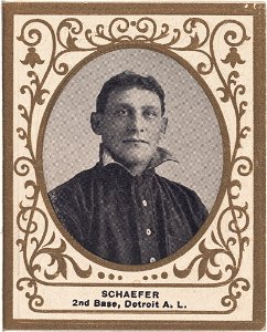 Germany Schaefer, Detroit Tigers, baseball card portrait LCCN2007683787