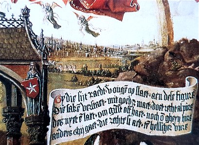 Gerechtigheidstafereel, Stadhuis v Maastricht (J v Brussel, 1499) - detail