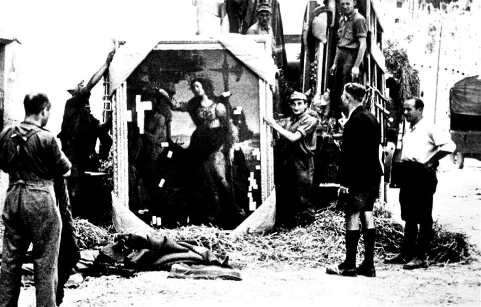 Germans transporting art to St. Leonardo