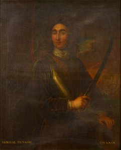 Gerhard Bockman (1686-1773) - (After Kneller) John Benbow (1653-1702) - RCIN 404453 - Royal Collection