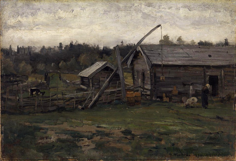 Gerhard Munthe - Old Barn, Hedmark - NG.M.02351 - National Museum of Art, Architecture and Design