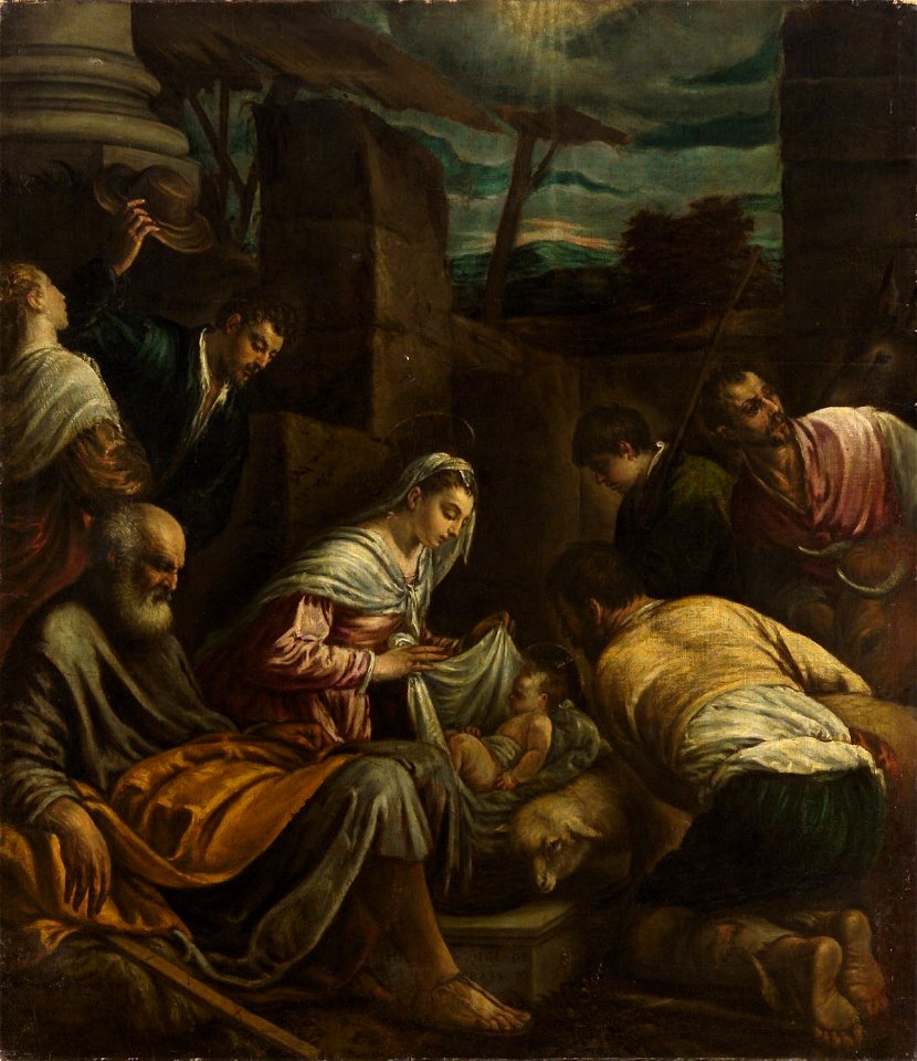Gerolamo da Ponte, gen. Gerolamo Bassano - Anbetung der Hirten - GG 2022 - Kunsthistorisches Museum