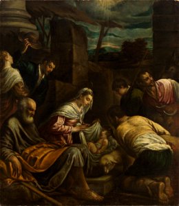 Gerolamo da Ponte, gen. Gerolamo Bassano - Anbetung der Hirten - GG 2022 - Kunsthistorisches Museum