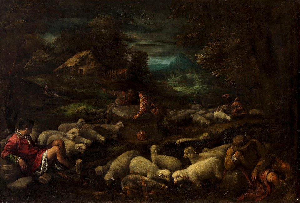Gerolamo da Ponte, gen. Gerolamo Bassano - Jakob am Brunnen - GG 4307 - Kunsthistorisches Museum