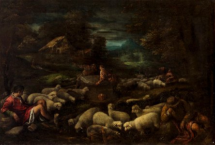 Gerolamo da Ponte, gen. Gerolamo Bassano - Jakob am Brunnen - GG 4307 - Kunsthistorisches Museum
