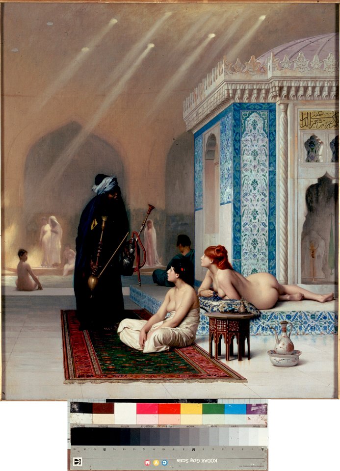 Gérôme, Jean-Léon - Pool in a Harem