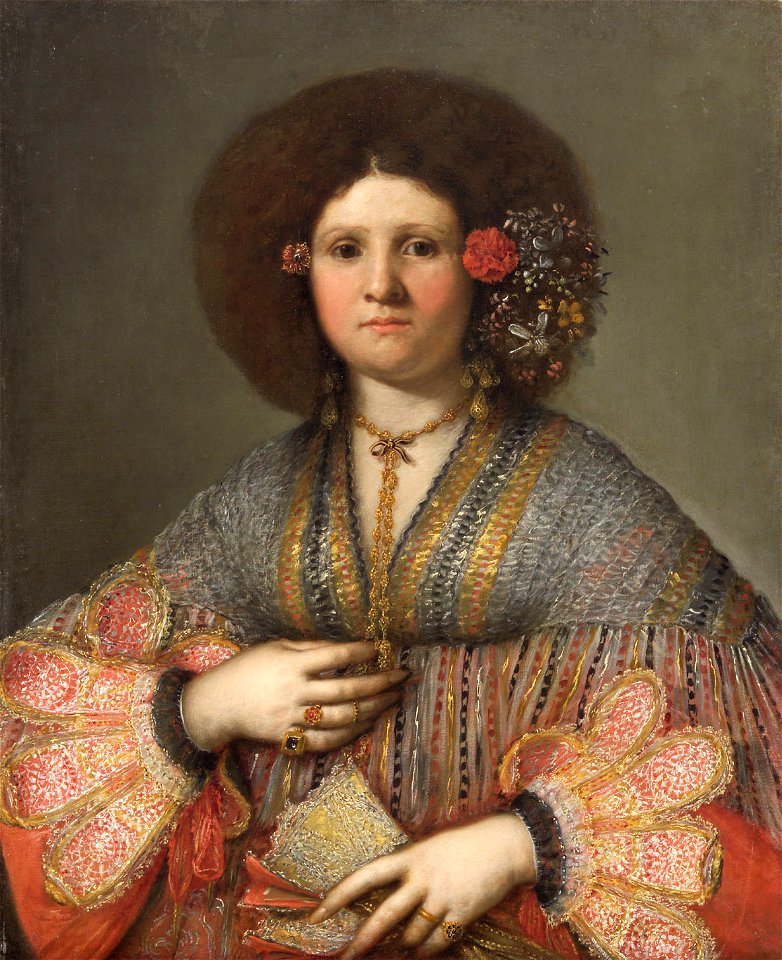 Gerolamo Forabosco - Bildnis einer Venezianerin - GG 3518 - Kunsthistorisches Museum