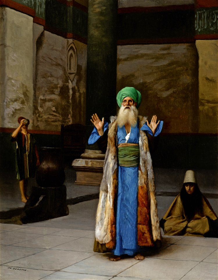A Sultan at Prayer by Jean-Léon Gérôme, 1887