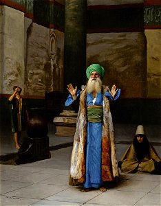 A Sultan at Prayer by Jean-Léon Gérôme, 1887