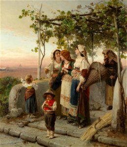Gerolamo Induno Da kommt der Zug 1871