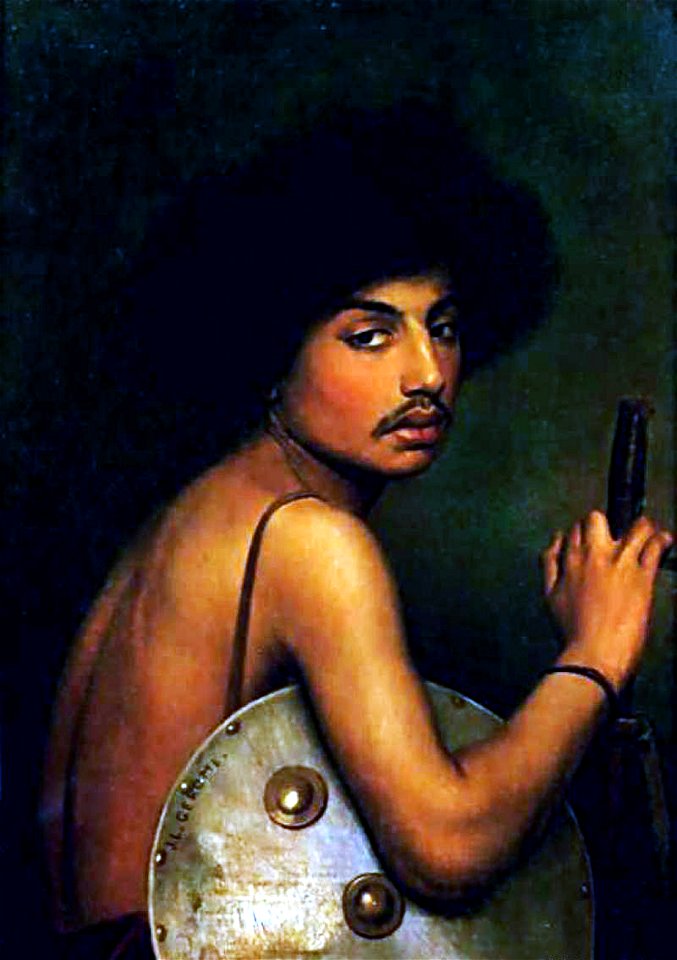 Bisharin Warrior by Jean-Léon Gérôme, 1872