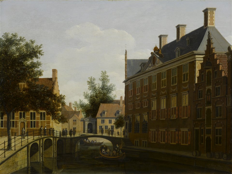 Gerrit Adriaensz. Berckheyde - Het Oude Zijds Herenlogement te Amsterdam - SB 329 - Amsterdam Museum