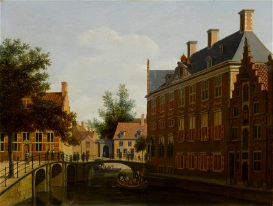 Gerrit Adriaensz. Berckheyde - Het Oude Zijds Herenlogement te Amsterdam - SB 329 - Amsterdam Museum