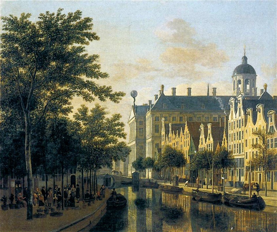 Gerrit Adriaensz. Berckheyde - The Nieuwezijds Voorburgswal, Amsterdam - WGA1930