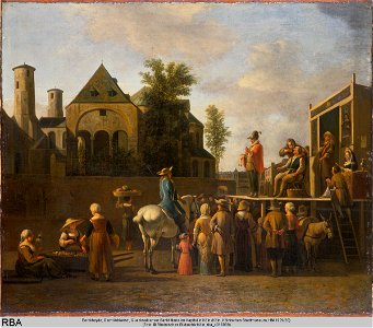 Gerrit Berckheyde - Tooth-puller before the St. Maria im Kapitol, Cologne 2015 46