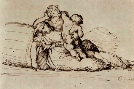 Gericault - Study for Raft of the Medusa 2