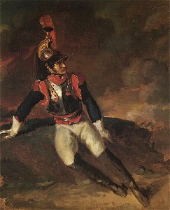 Gericault Theodore 1814 Der verwundete Kuerassier (Skizze)