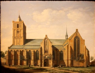 Gerrit Berckheyde The Church of Noordwijk