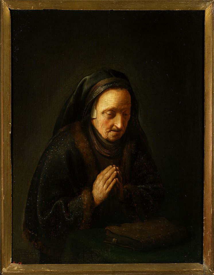 Gerrit Dou - Praying old woman - M.Ob.553 MNW - National Museum in Warsaw