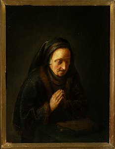 Gerrit Dou - Praying old woman - M.Ob.553 MNW - National Museum in Warsaw
