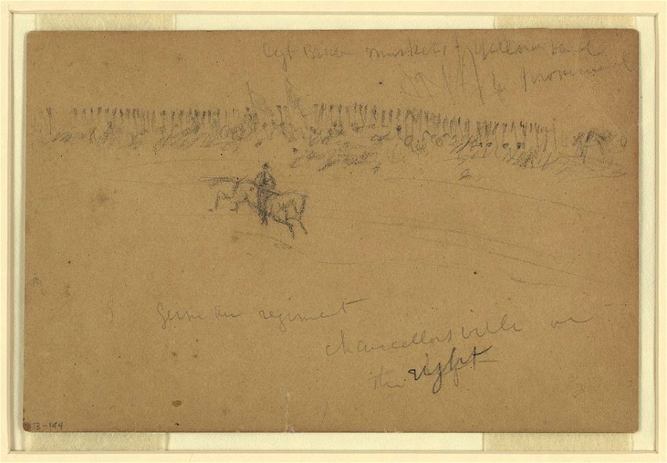 German regiment, Chancellorsville on the right LCCN2004660545