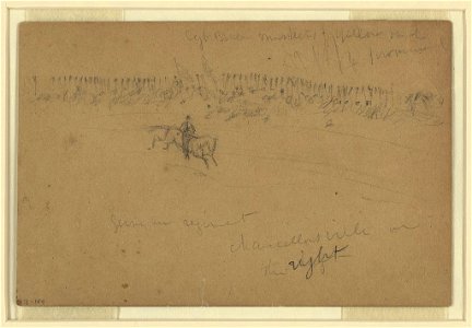 German regiment, Chancellorsville on the right LCCN2004660545