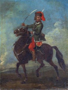 German School (possibly) - A Mounted Pandour - 1401183 - National Trust