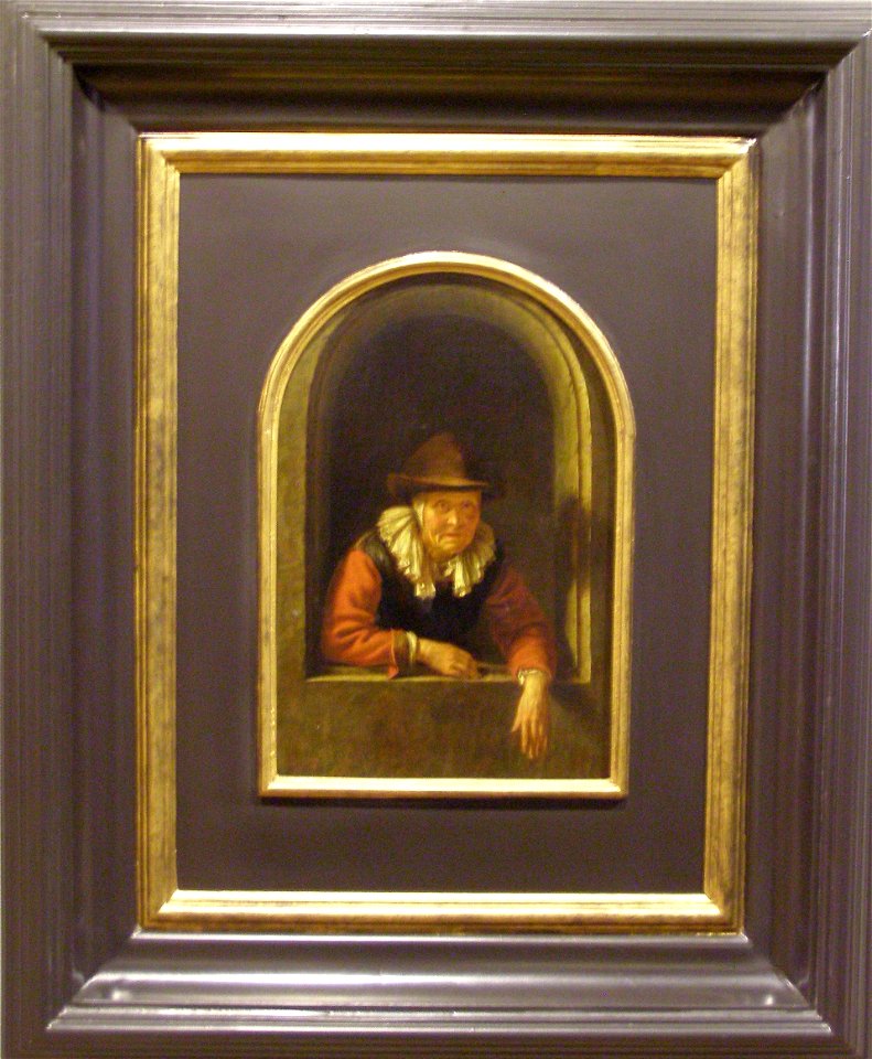 Gerrit Dou Staruszka w oknie