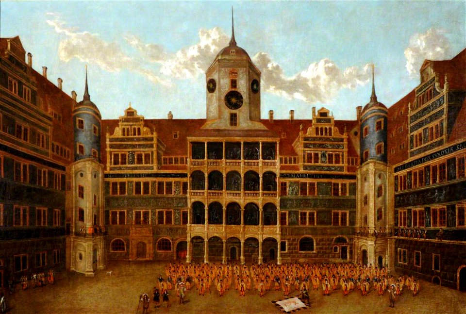 German School - The Residenzschloss, Dresden, Courtyard - 959411 - National Trust