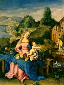 German - Virgin and Child in a Landscape - Walters 37383