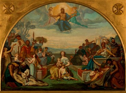 German Auguste von Bohn - Esquisse pour l'église Sainte-Elisabeth , La Religion, Les Béatitudes - PPP4516 - Musée des Beaux-Arts de la ville de Paris