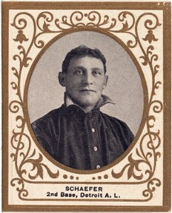 Germany Schaefer, Detroit Tigers, baseball card portrait LCCN2007683787